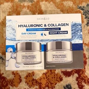 Skin 2.0 Hyaluronic & Collagen Day and Night Cream duo pack